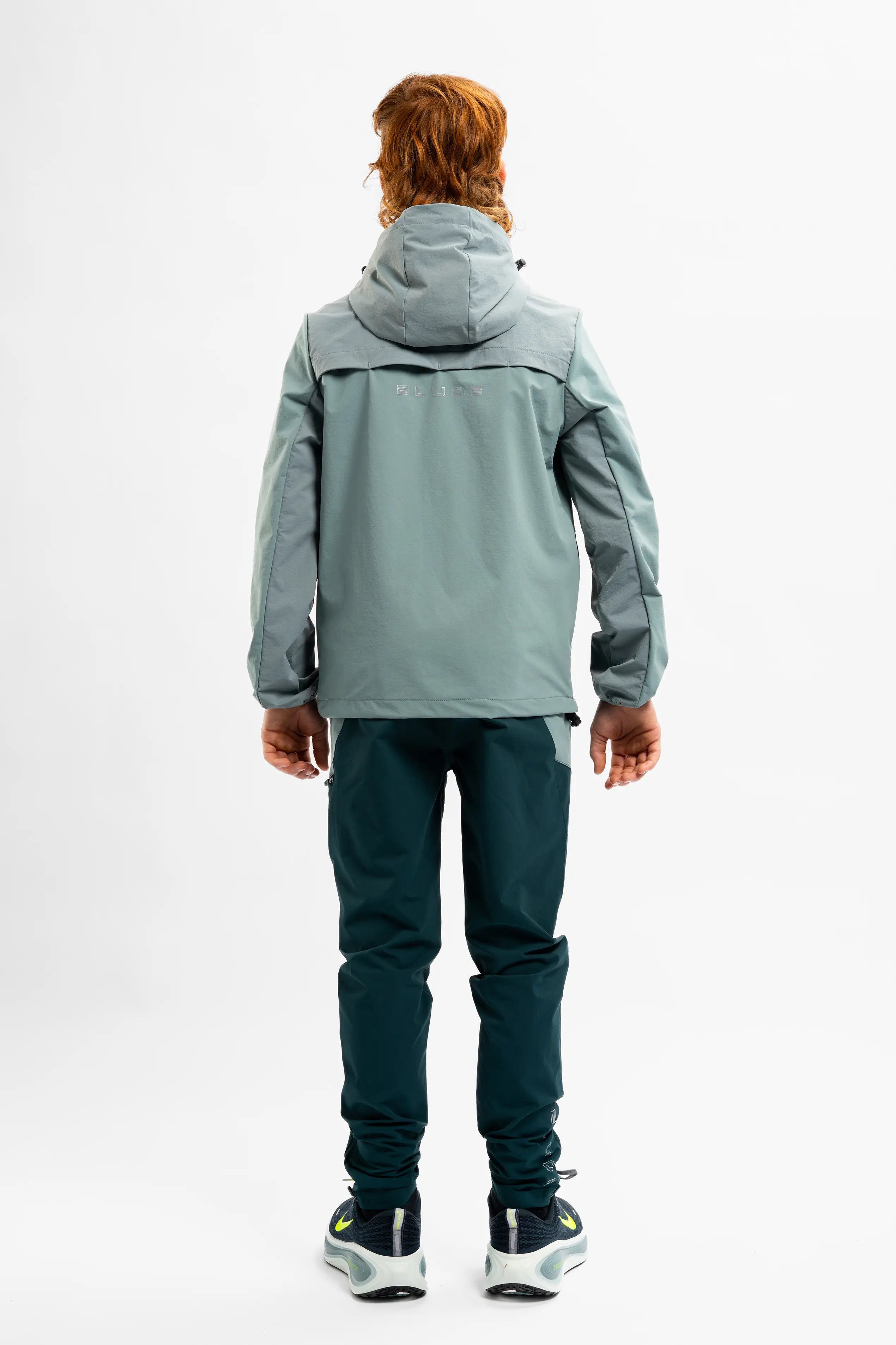 JUNIORS APEX JACKET - TEAL/FOREST GREEN/MINT
