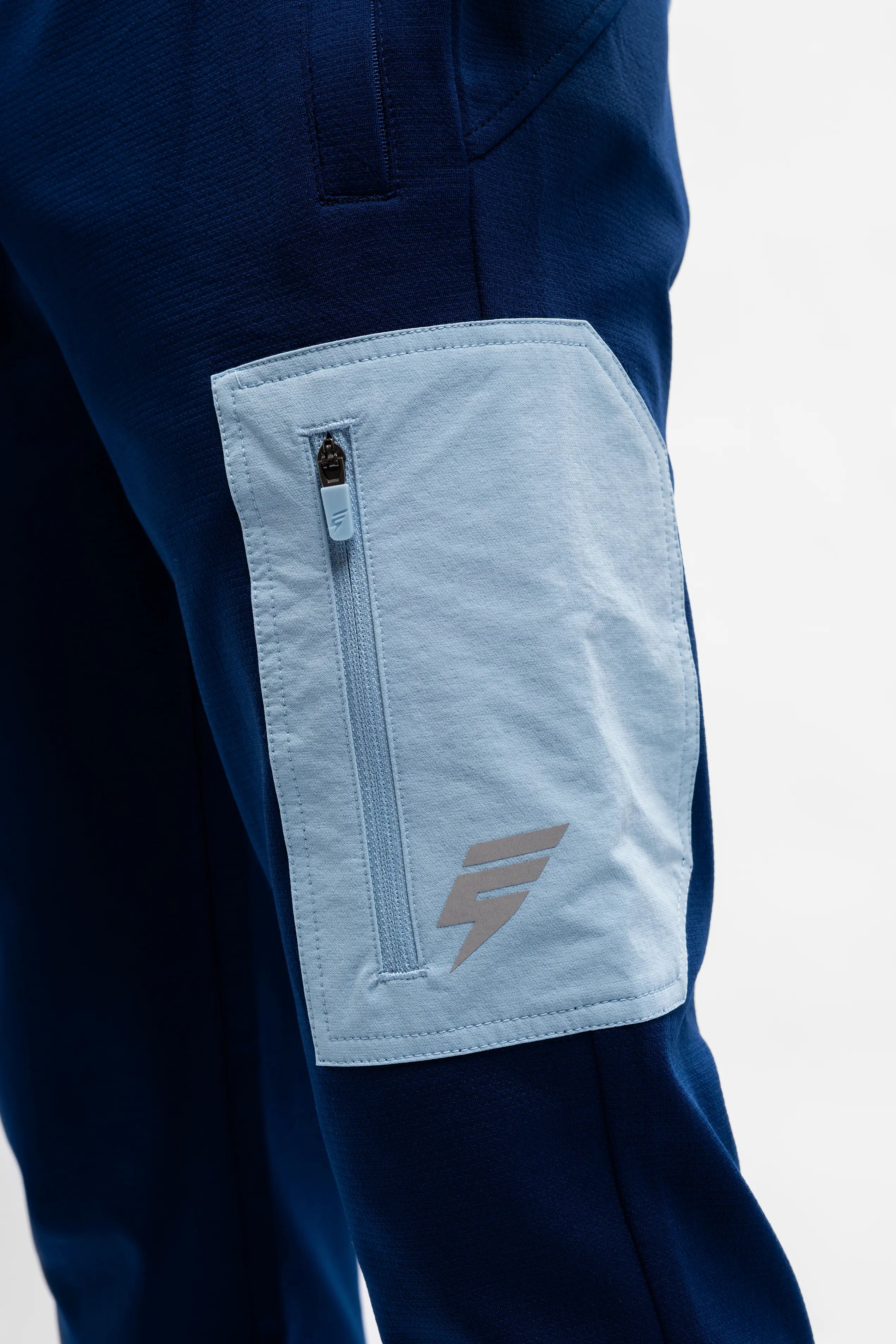 JUNIORS PATCH PANT - NAVY/BLUE