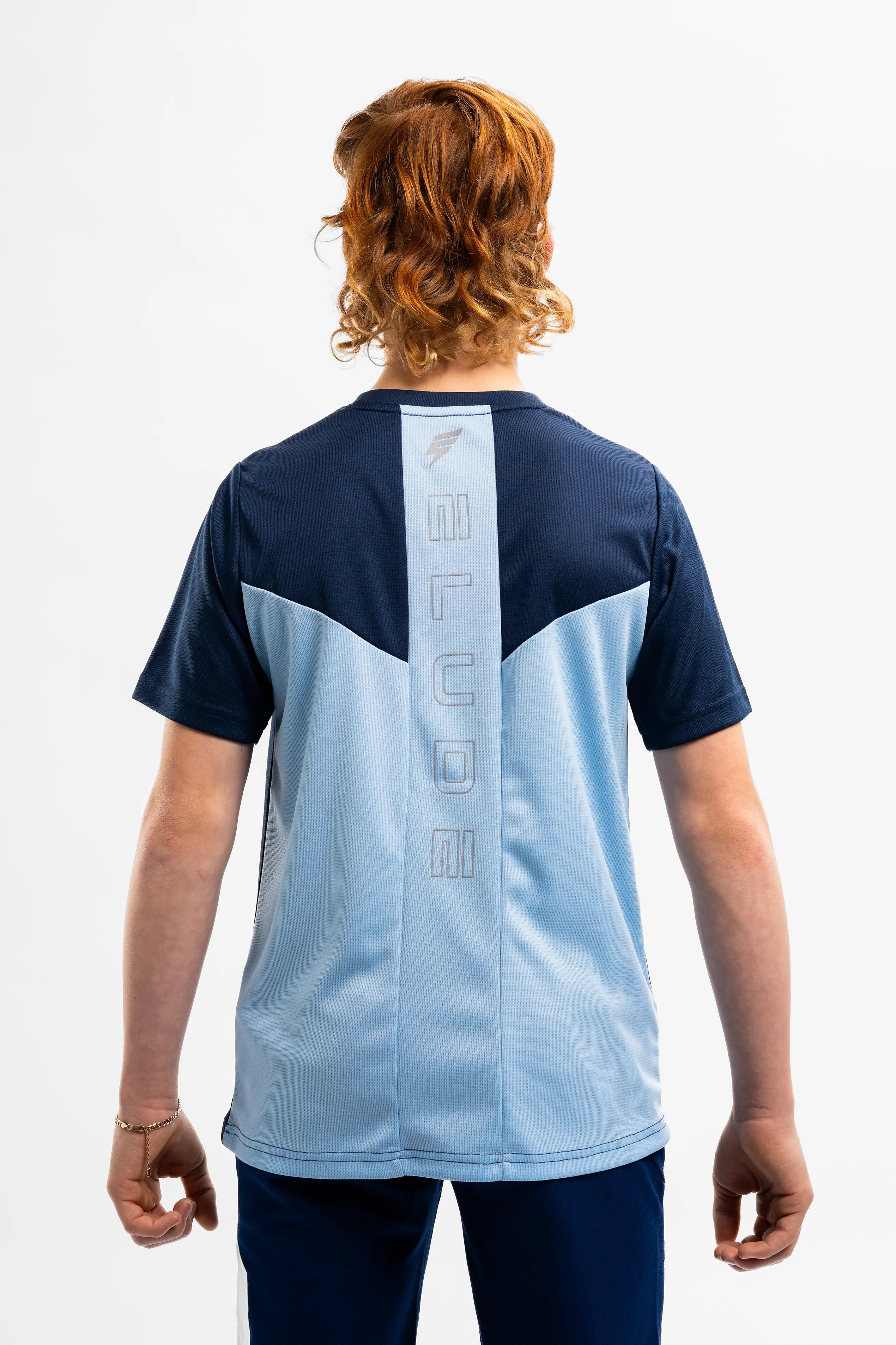 JUNIOR TECH TEE - NAVY/BLUE