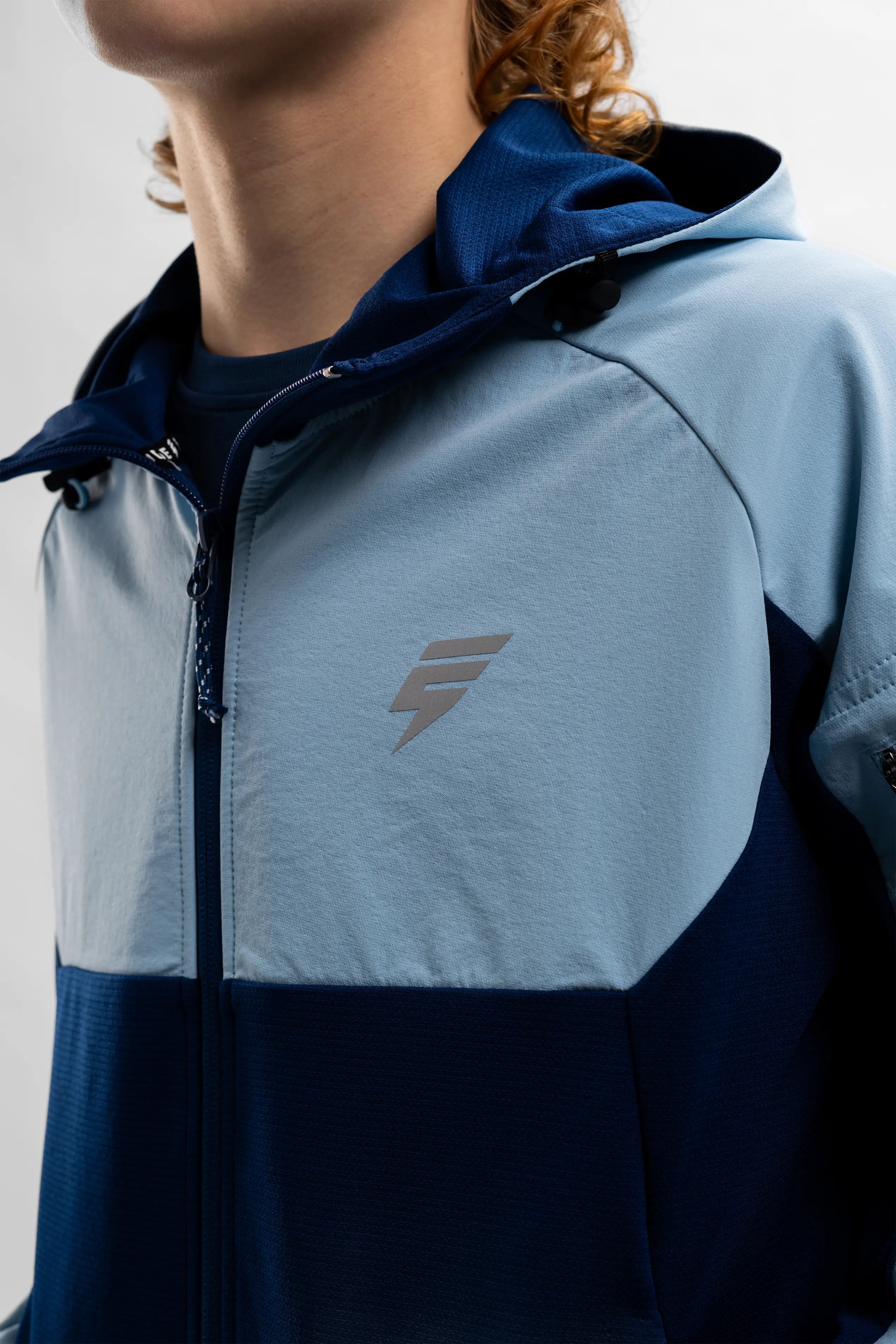 JUNIORS PATCH JACKET - NAVY/BLUE