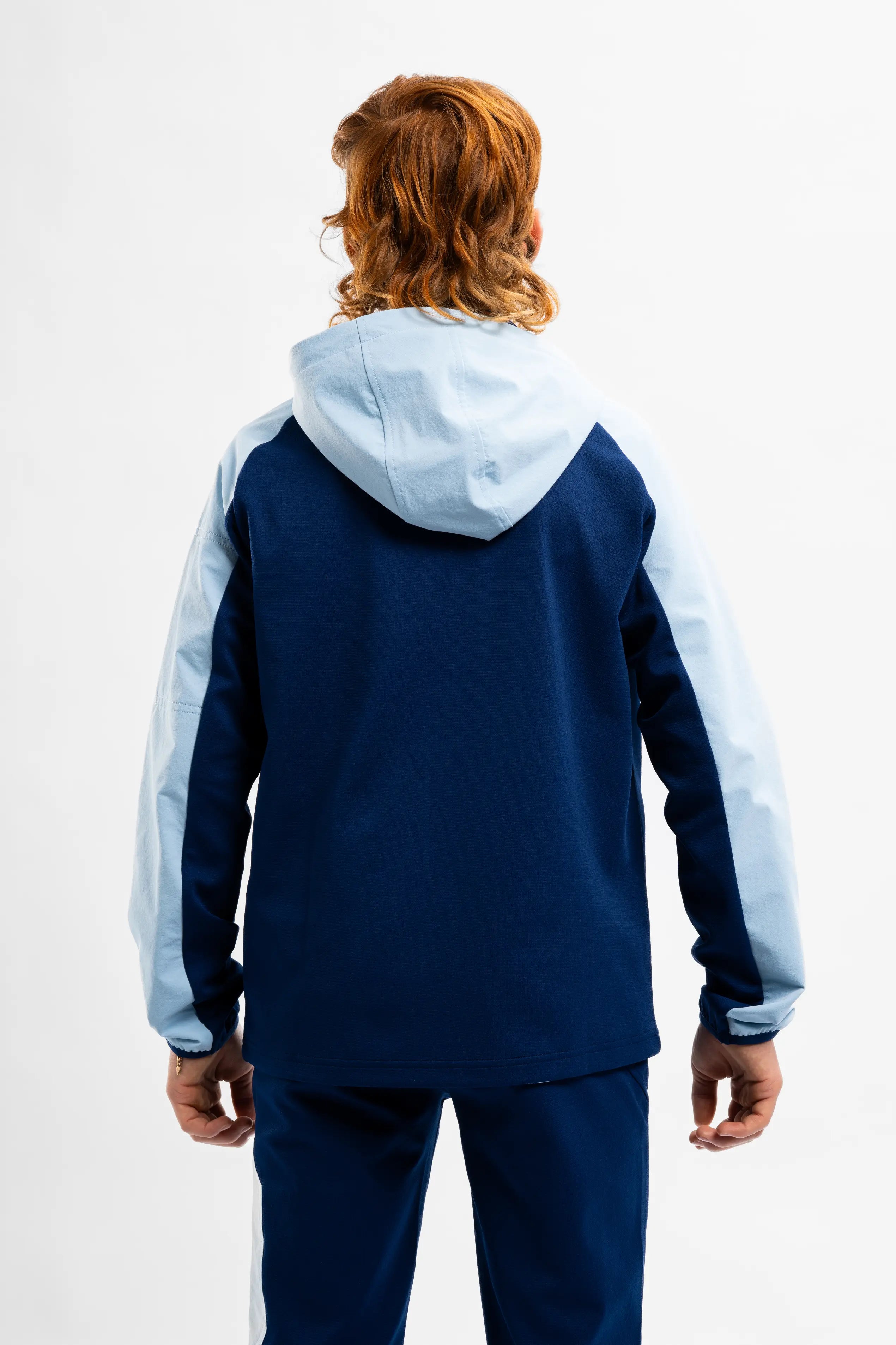 JUNIORS PATCH TRACKSUIT - NAVY/BLUE