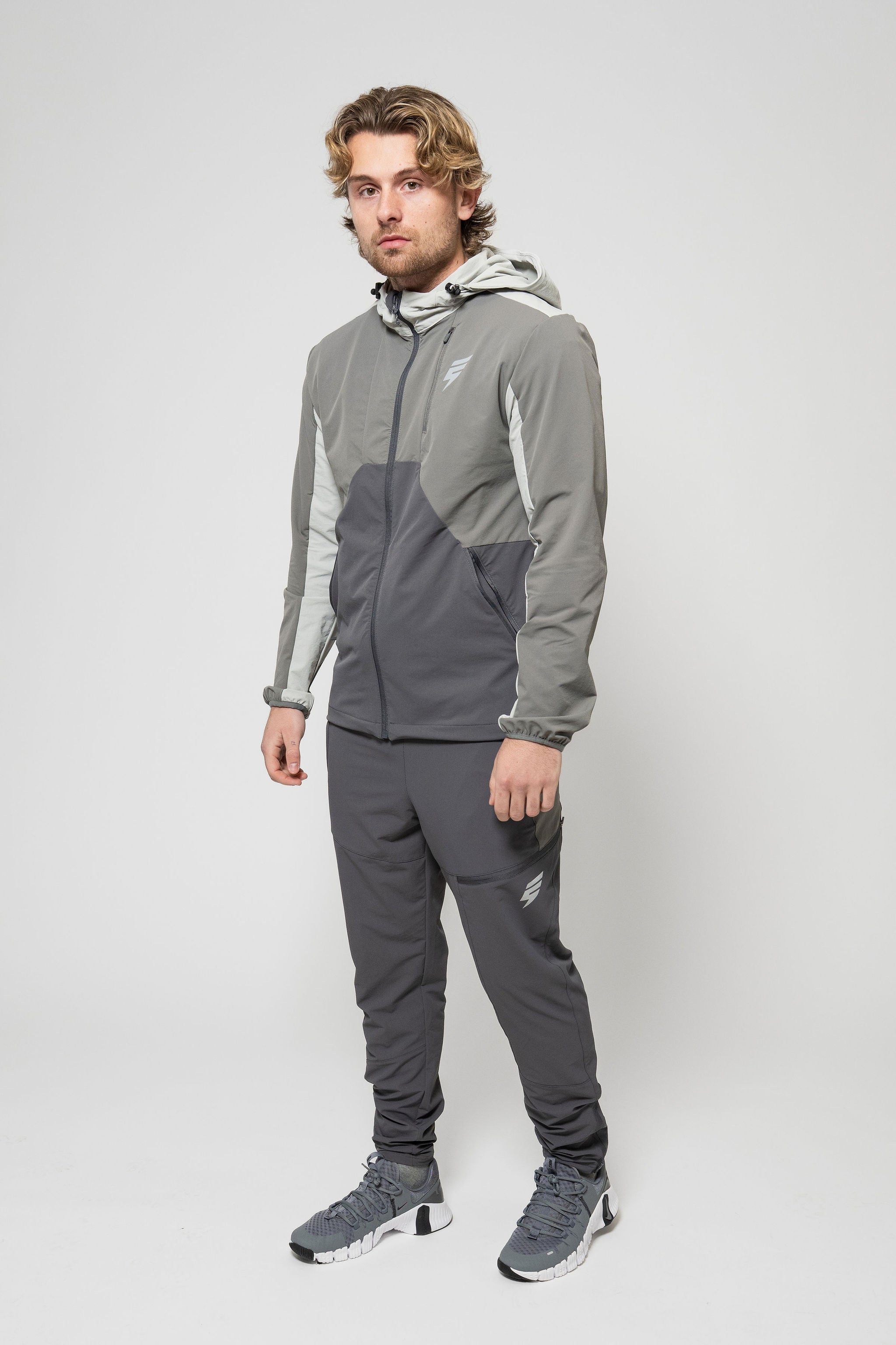 APEX TRACKSUIT - COAL/GREY/LIGHT GREY