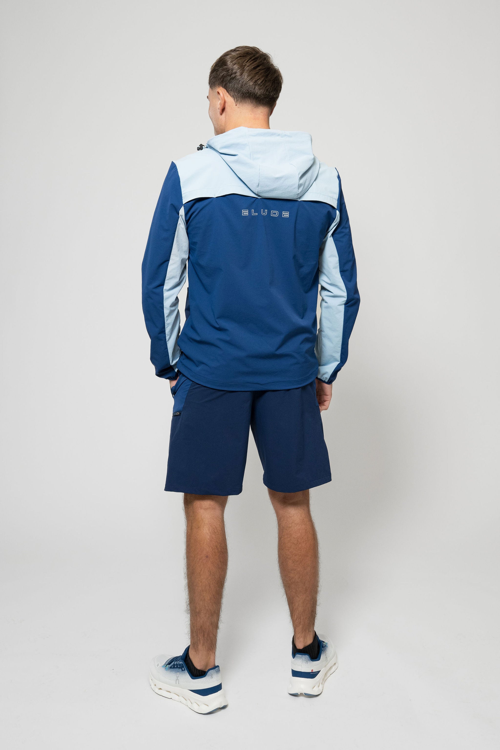 APEX JACKET SHORT SET - NAVY/BLUE/ICE