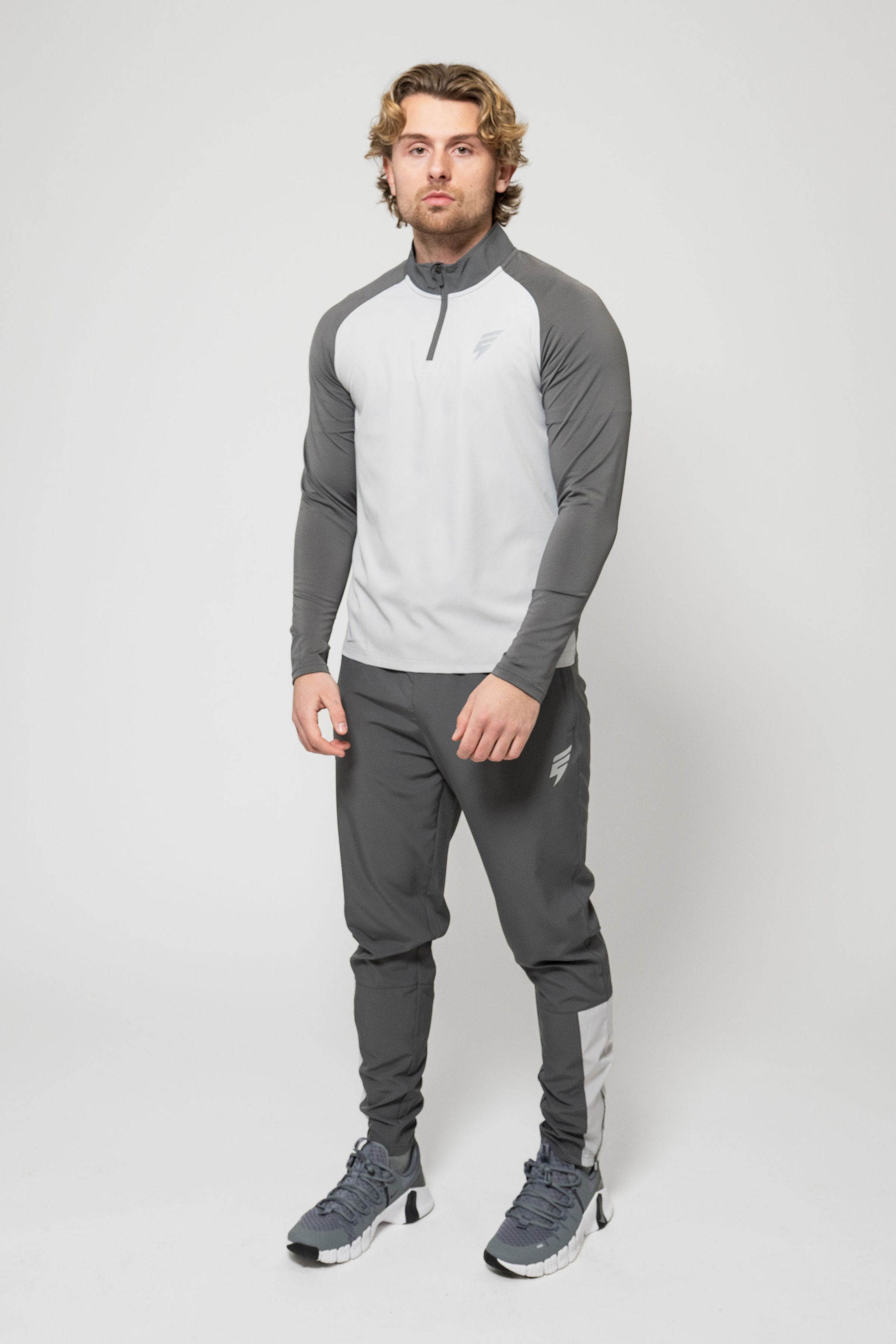 SPRINTER 1/4 TRACKSUIT - LIGHT GREY/GREY