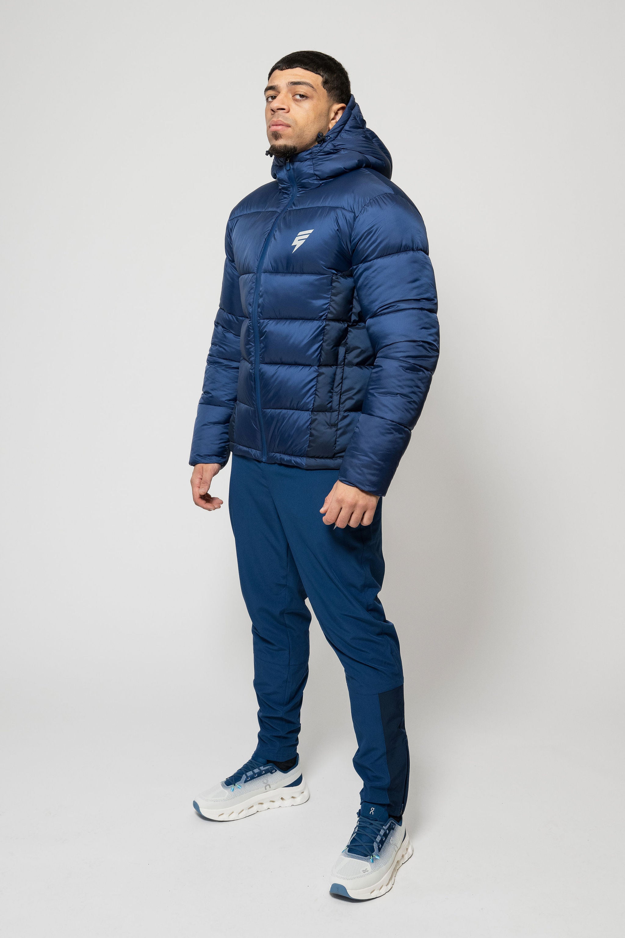 POLAR COAT - NAVY/BLUE