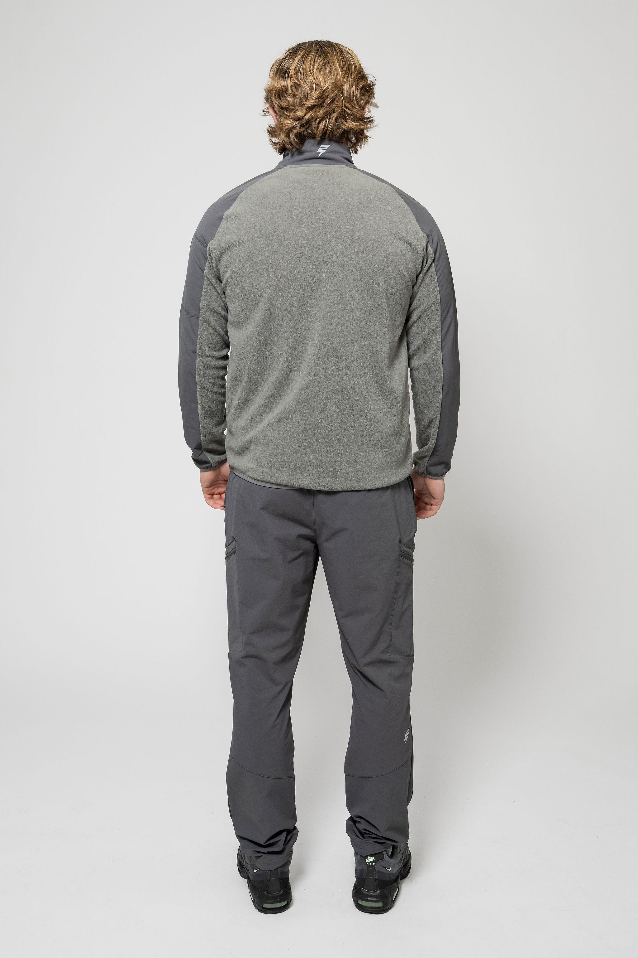 TRAIL FLEECE 1/4 TRACKSUIT - GREY