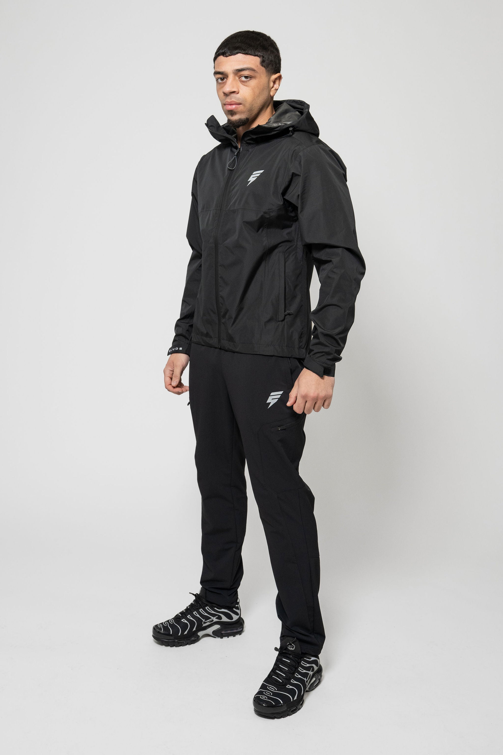 STORM RAINCOAT TRACKSUIT - BLACK