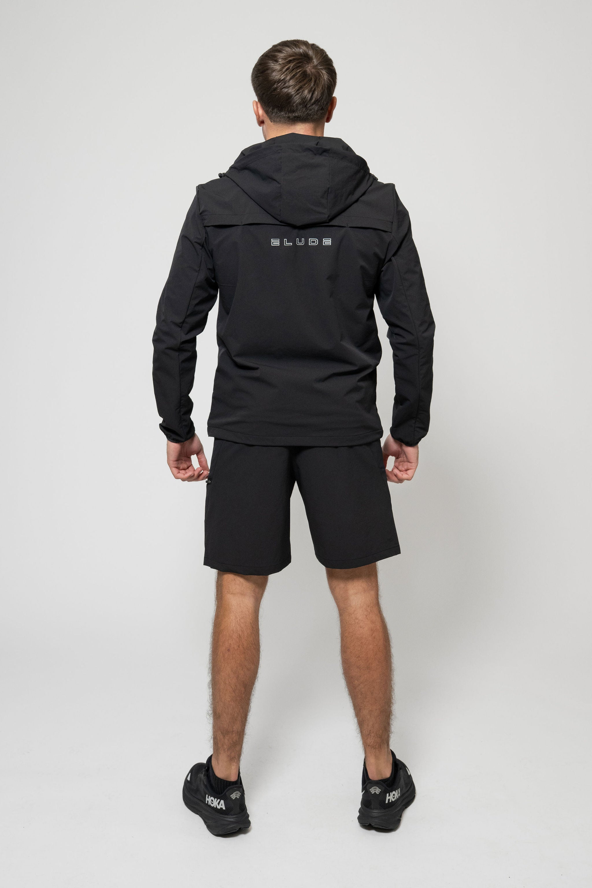APEX JACKET SHORT SET - BLACK
