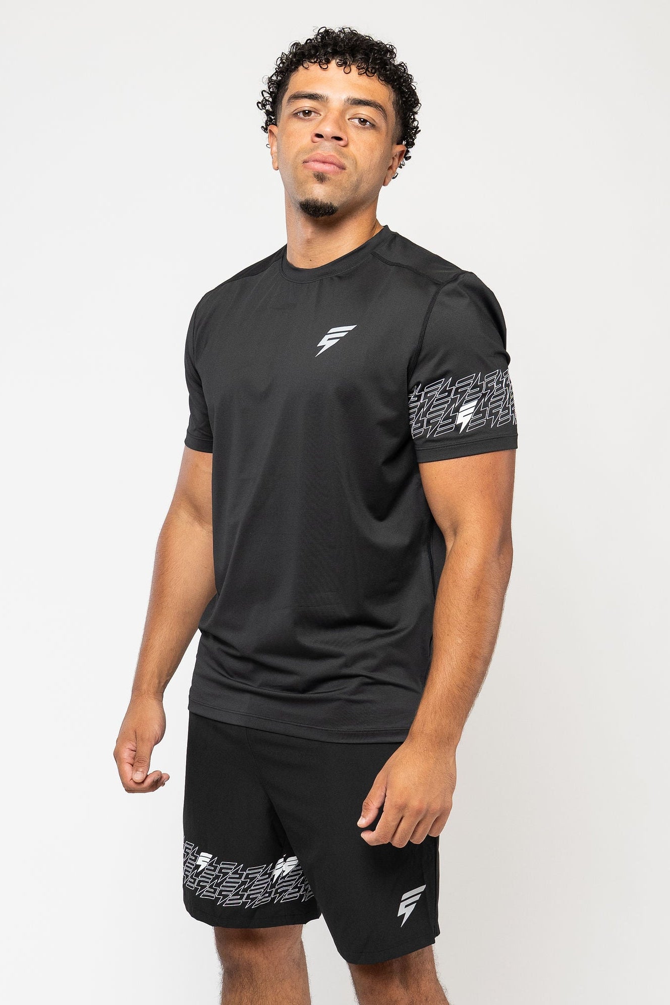 ICON SHORT SET - BLACK/WHITE