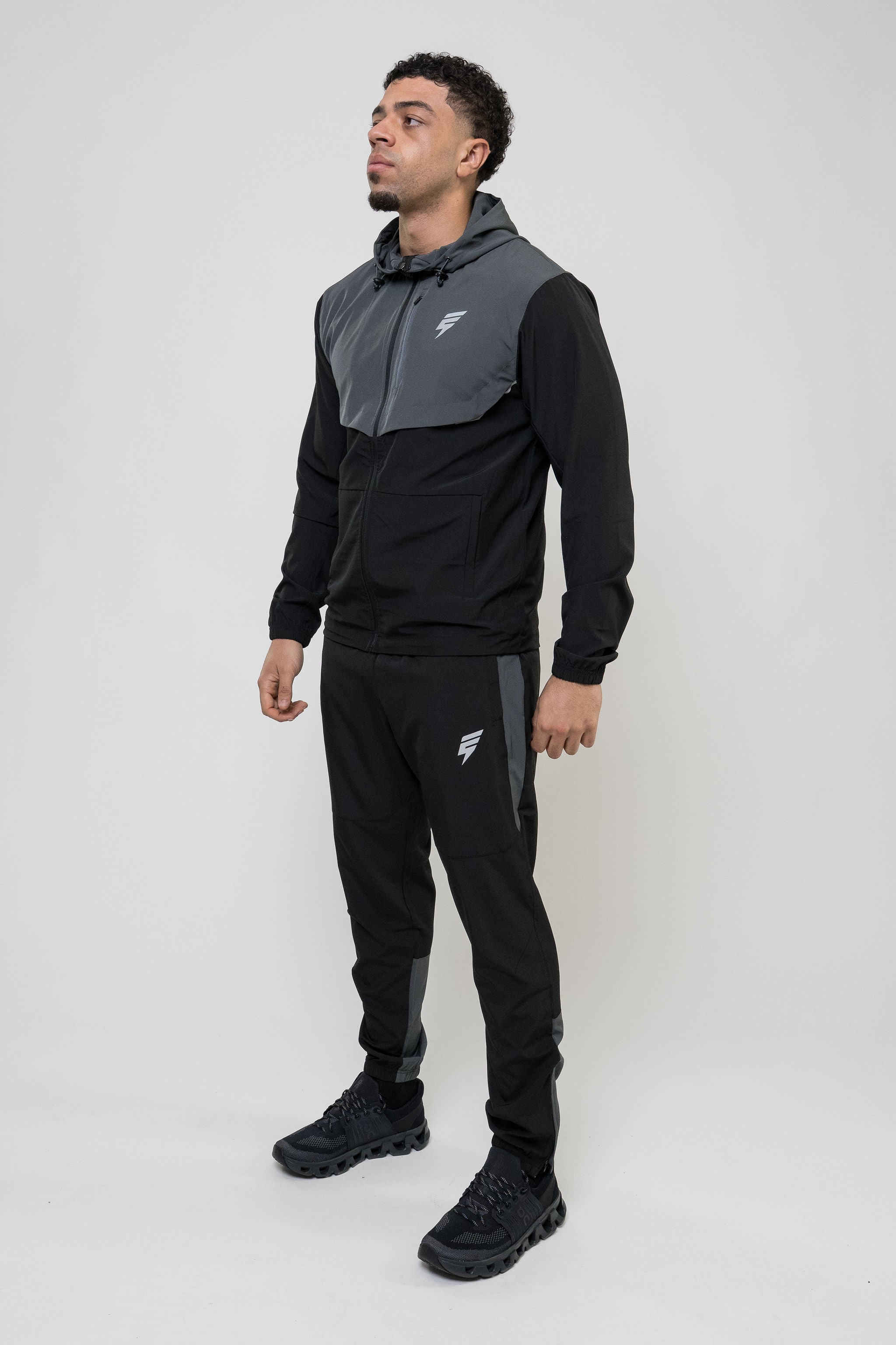 TRACK TRACKSUIT - BLACK/DARK GREY