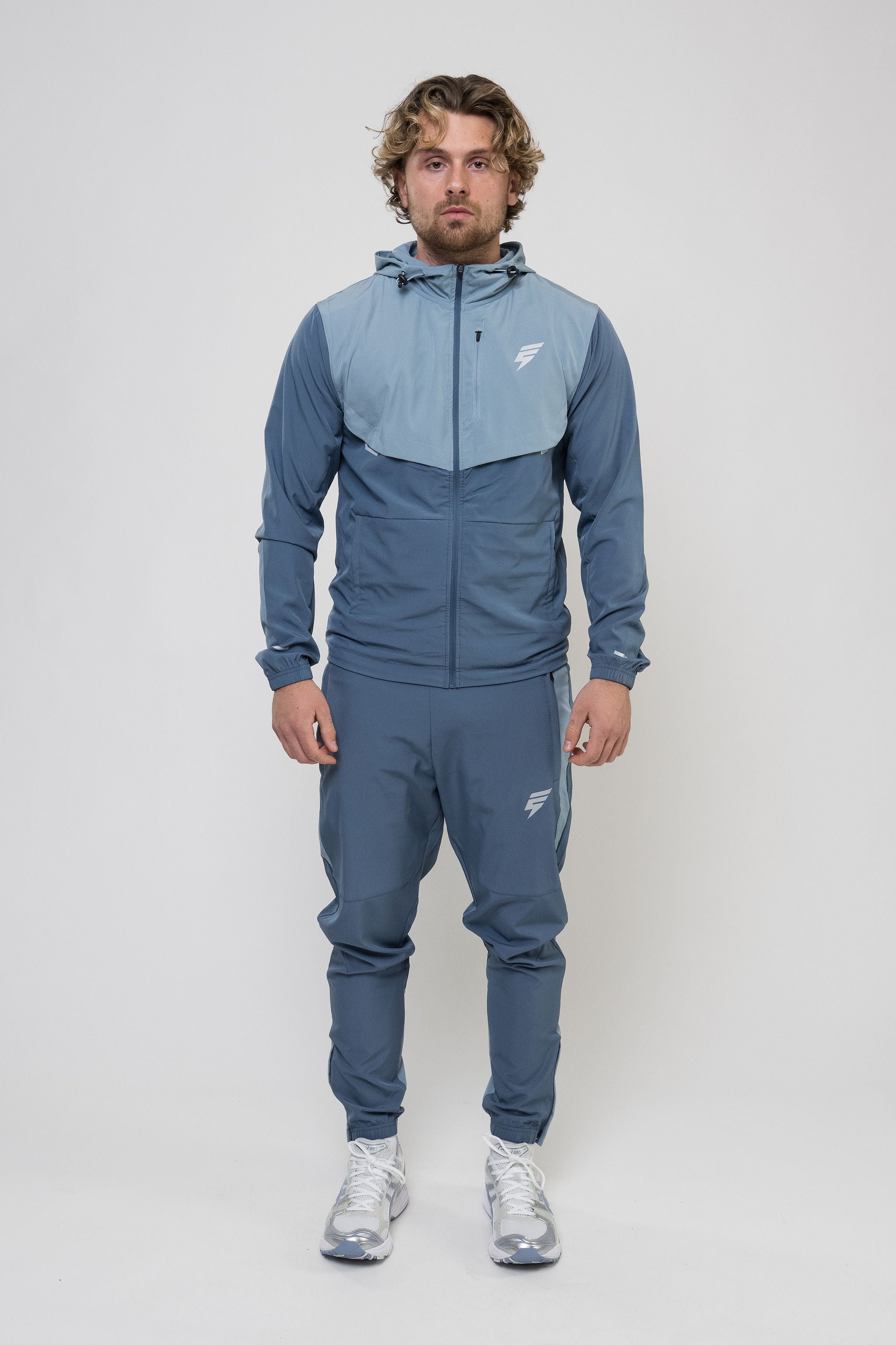 TRACK TRACKSUIT - PALE NAVY/SKY BLUE
