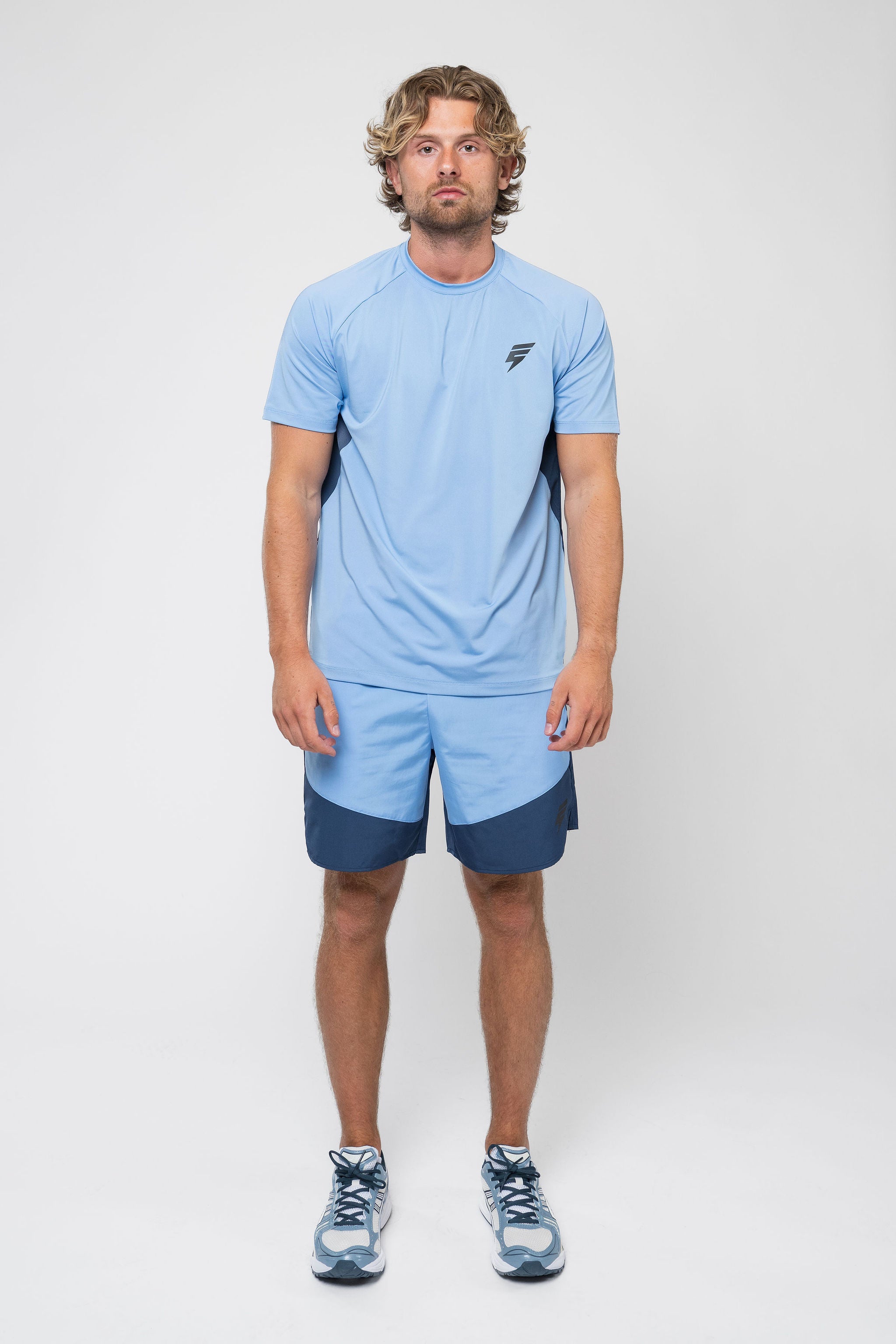 GHOST SHORT SET - LIGHT BLUE/NAVY