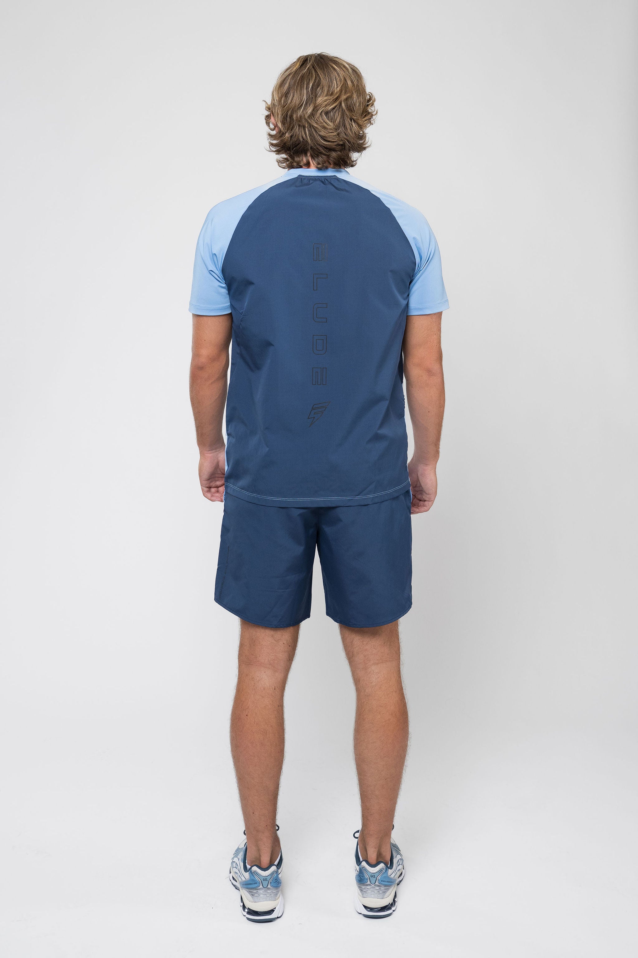 GHOST SHORT SET - LIGHT BLUE/NAVY