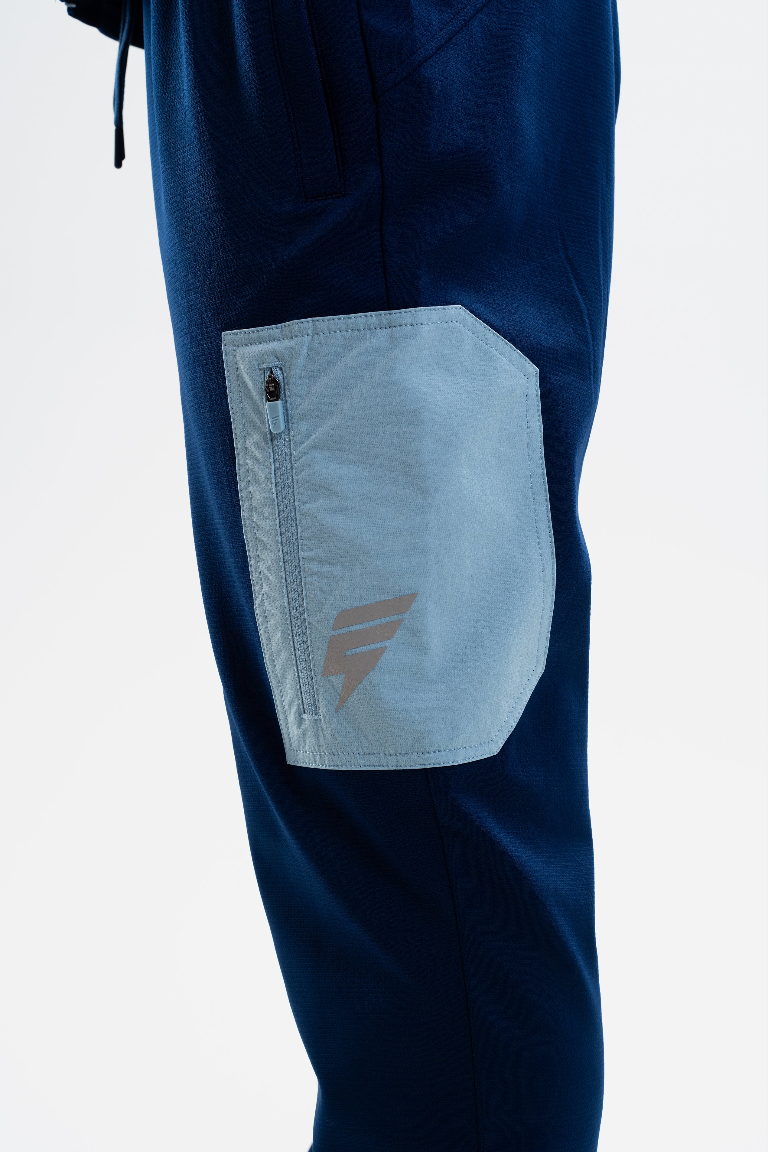 PATCH PANT - NAVY/BLUE