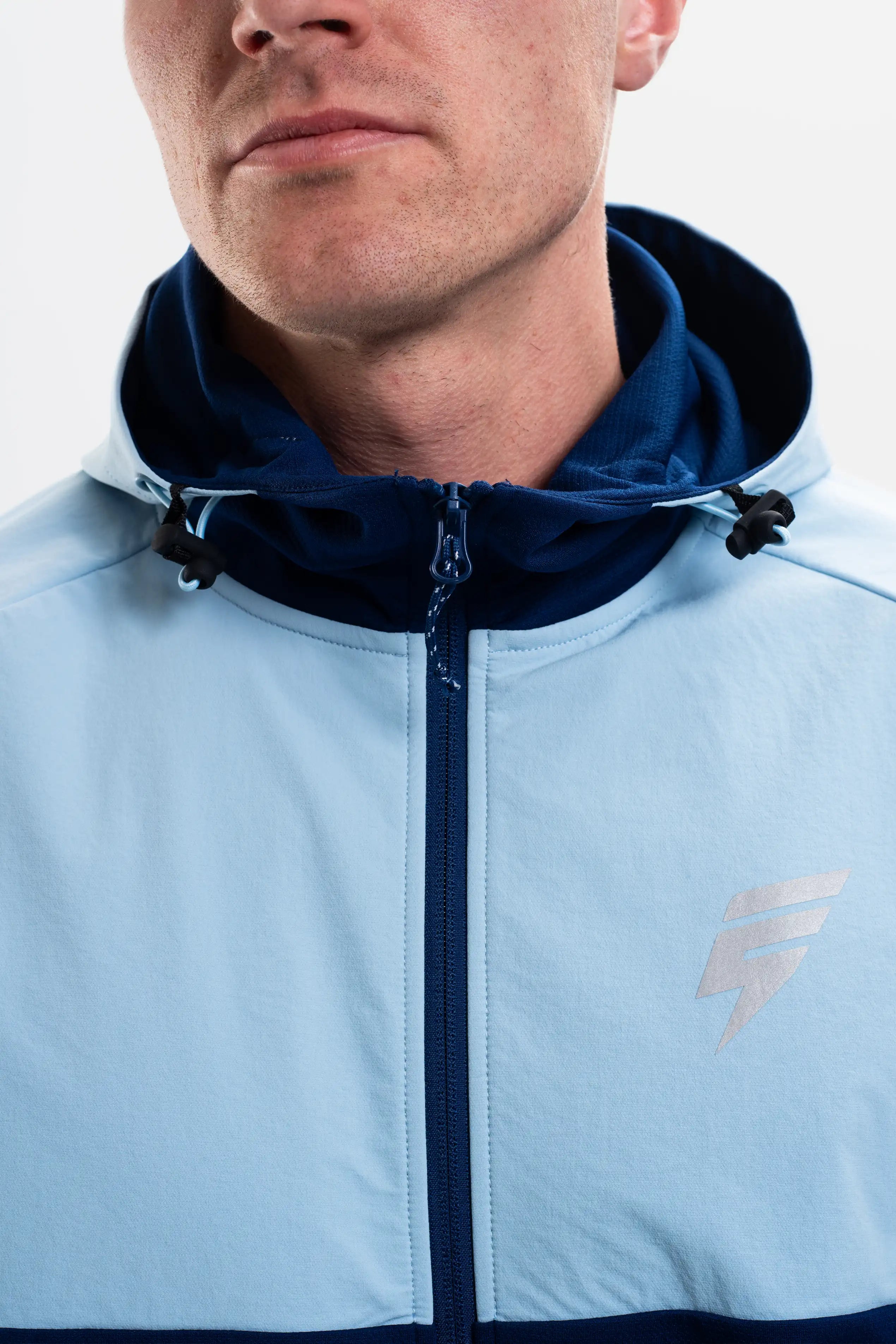 PATCH TRACKSUIT - NAVY/LIGHT BLUE