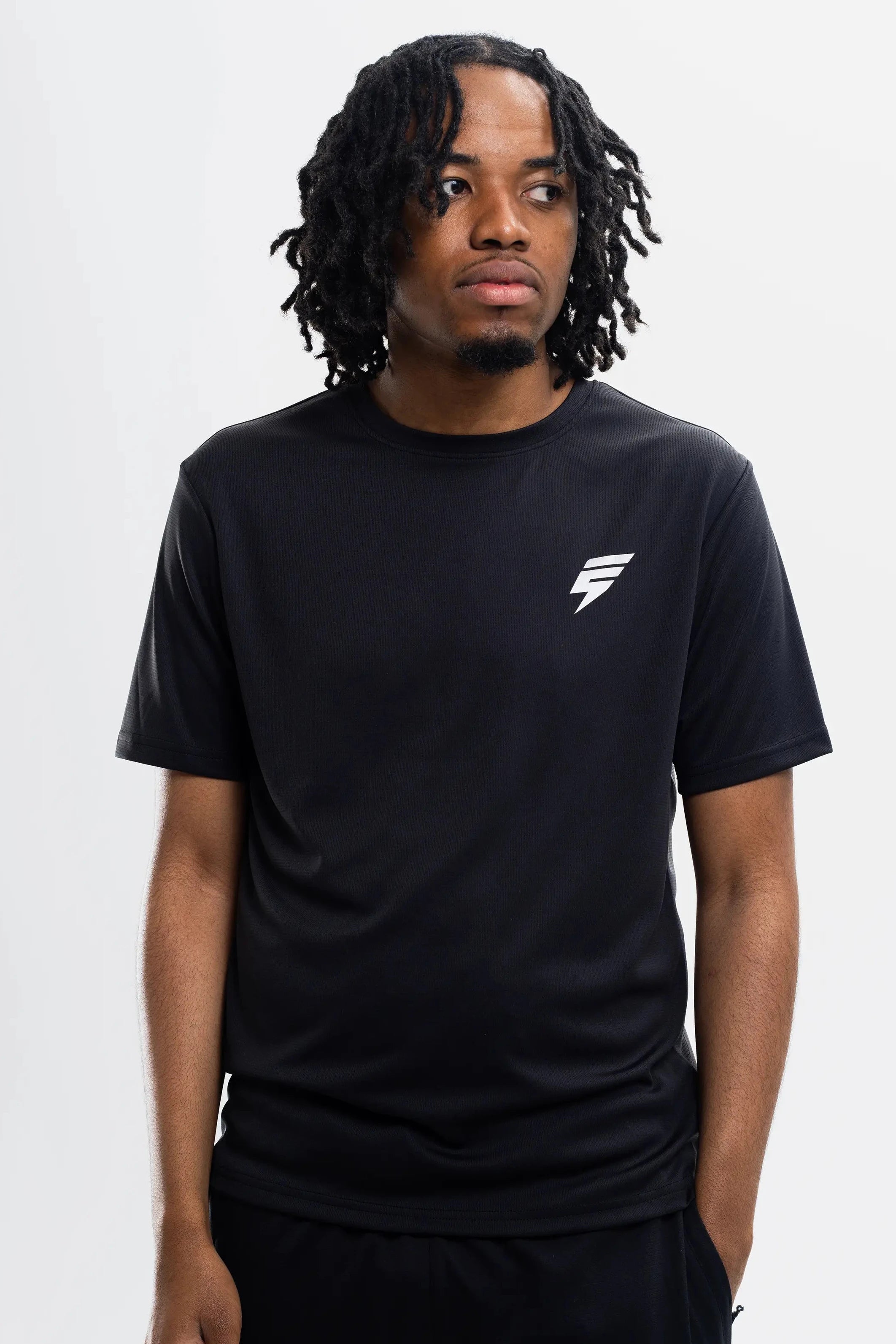 TECH TEE - BLACK/COAL