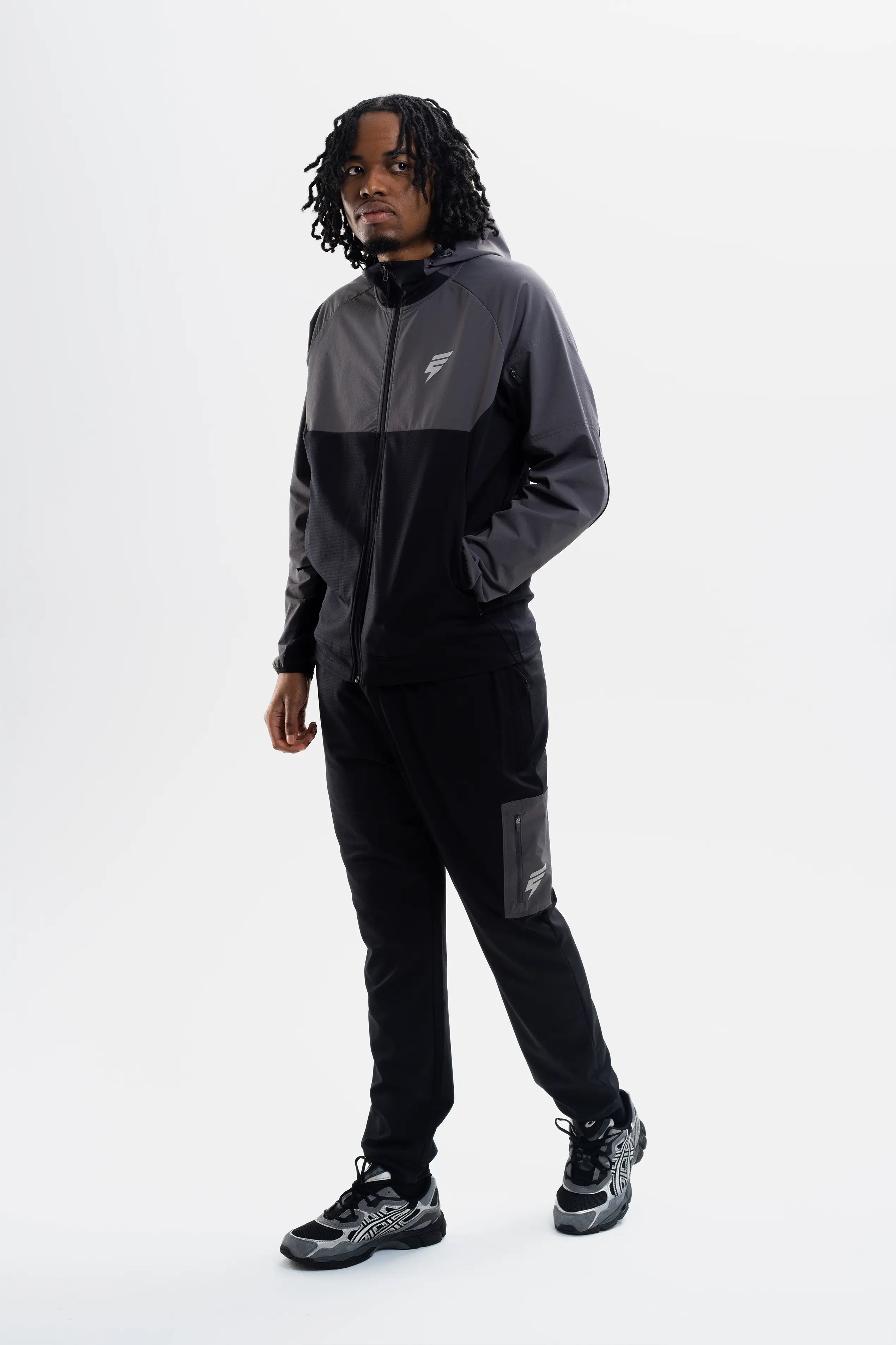 PATCH PANT - BLACK/GREY