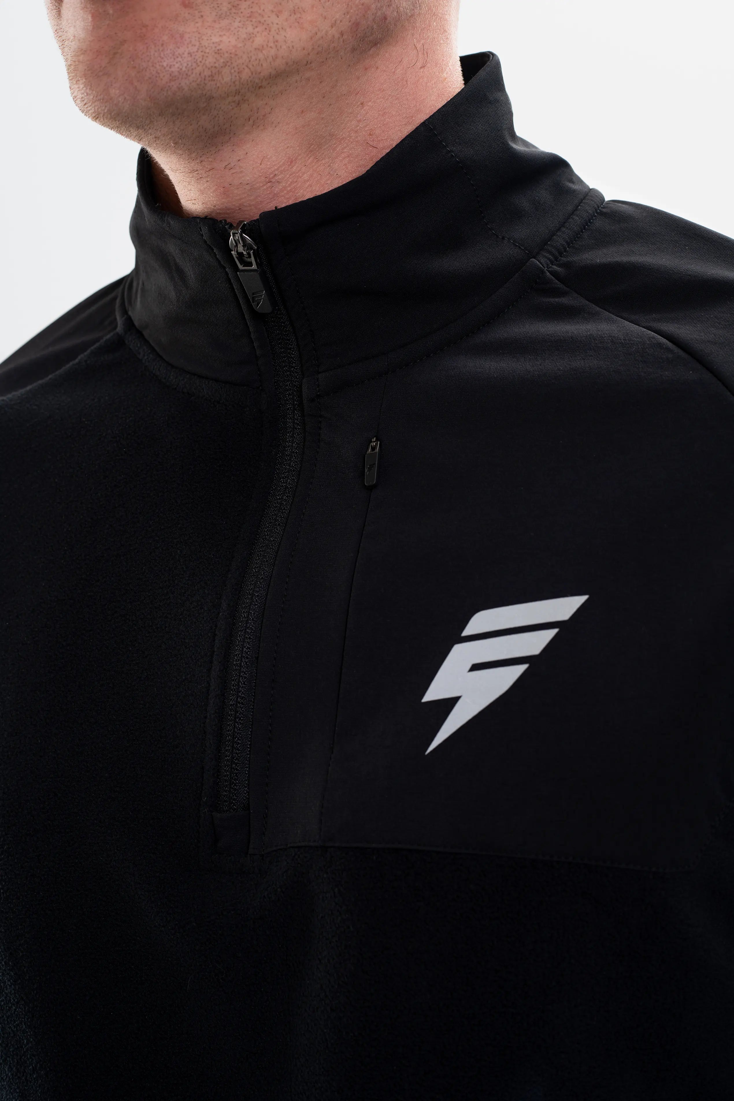 TRAIL 1/4 TRACKSUIT - BLACK