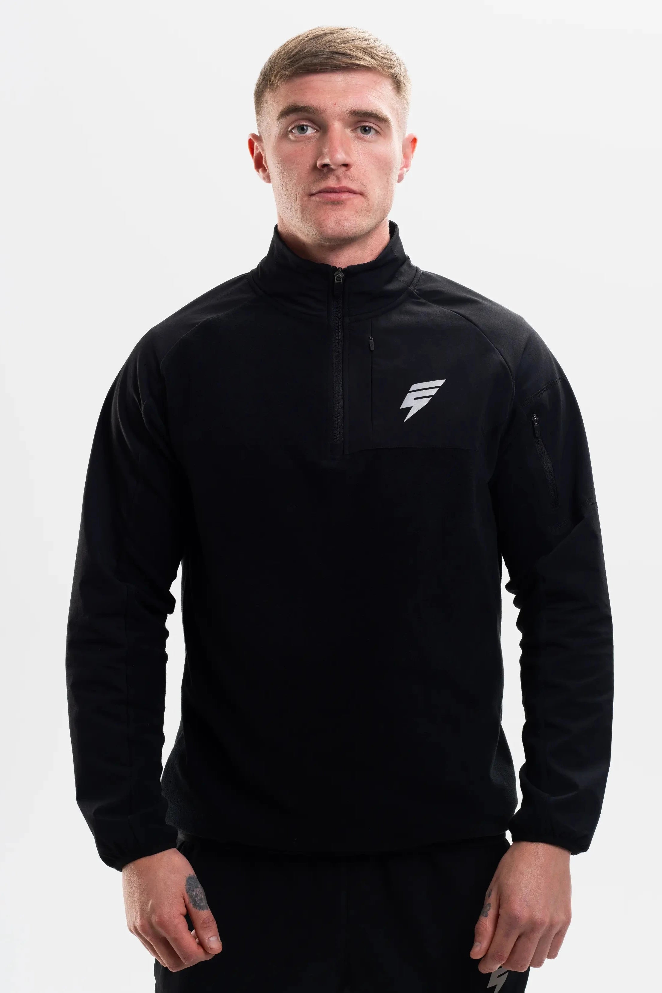 TRAIL FLEECE 1/4 ZIP - BLACK
