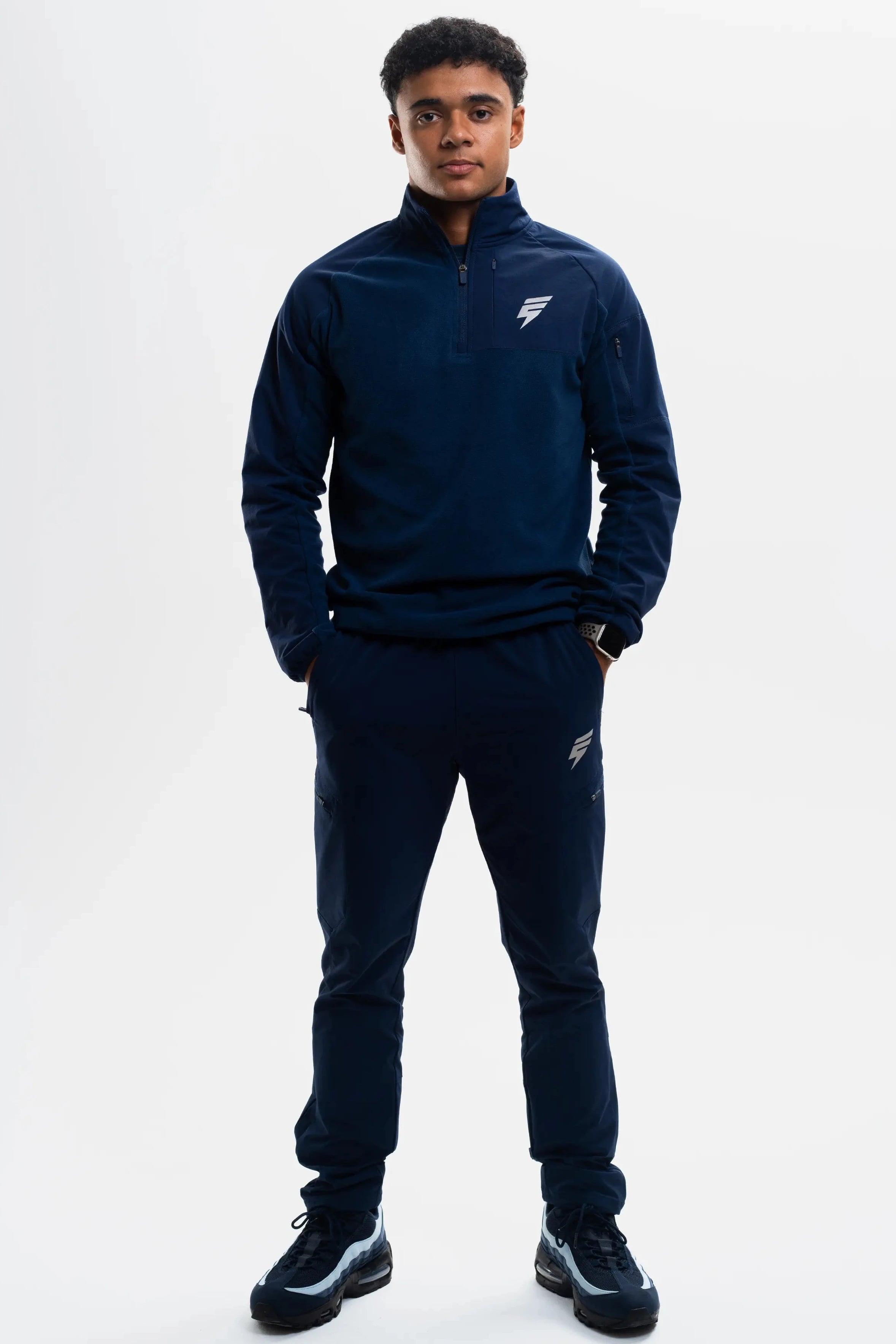 TRAIL 1/4 TRACKSUIT - NAVY