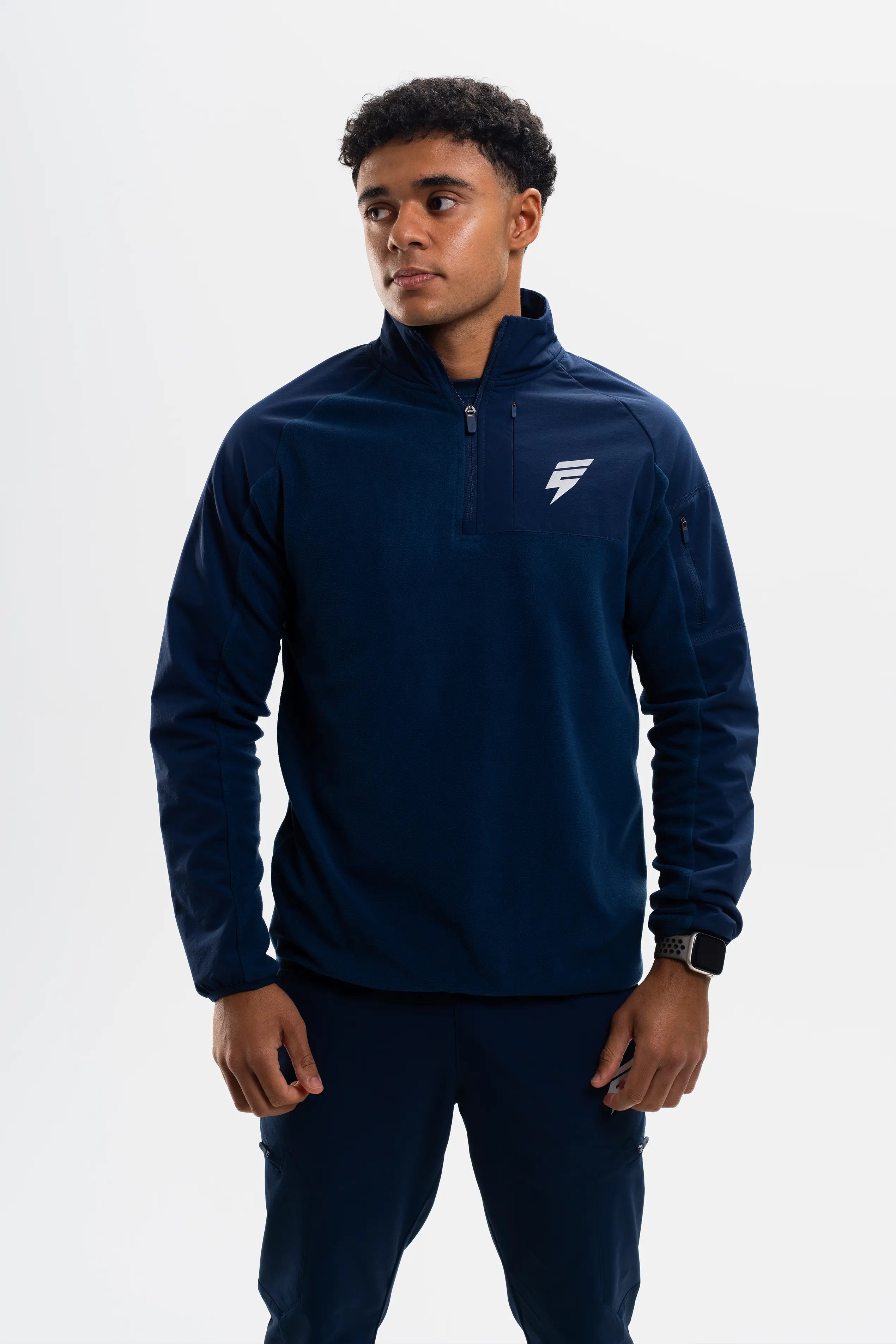 TRAIL 1/4 TRACKSUIT - NAVY