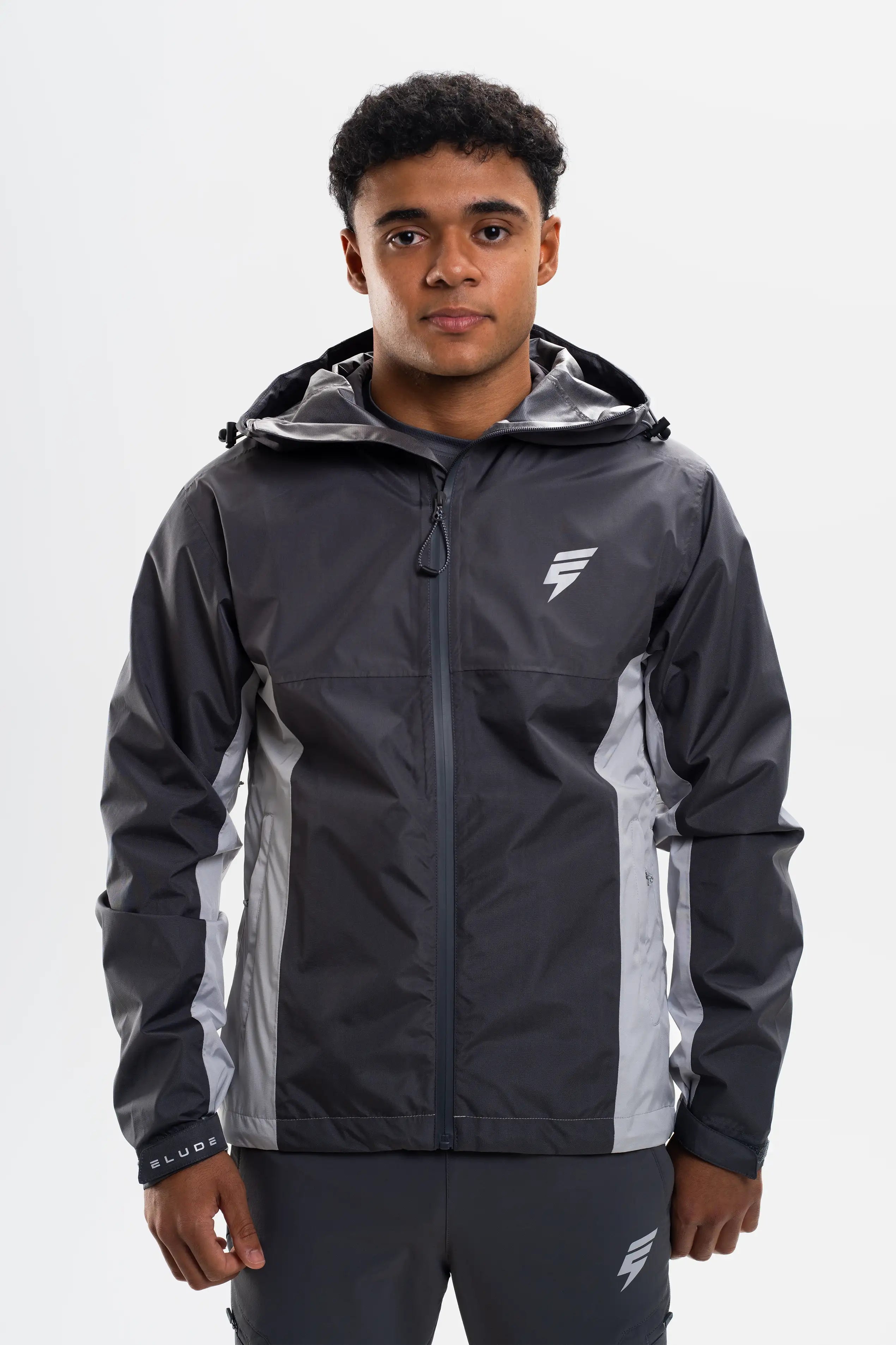STORM RAINCOAT - LIGHT GREY/COAL