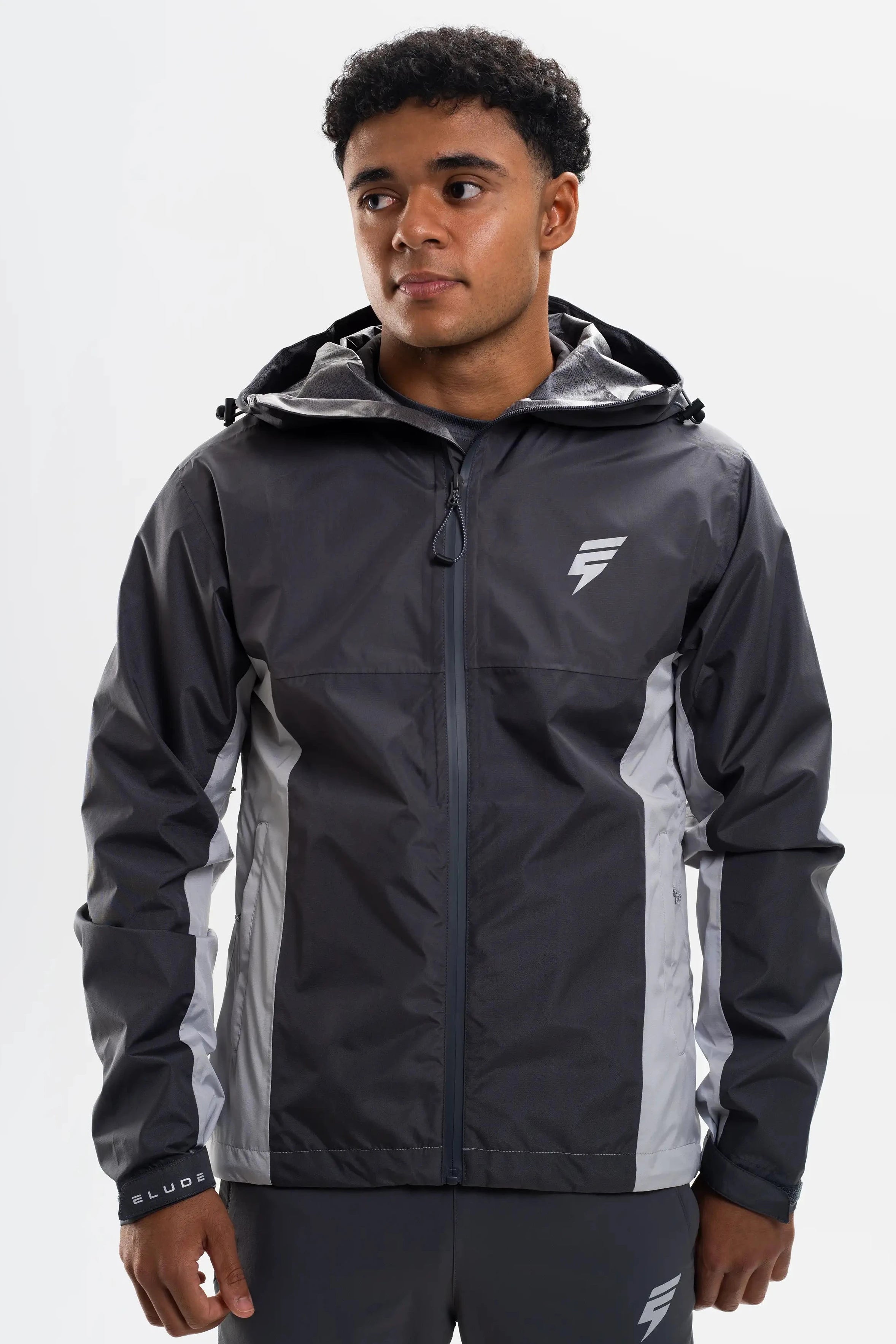 STORM RAINCOAT - LIGHT GREY/COAL