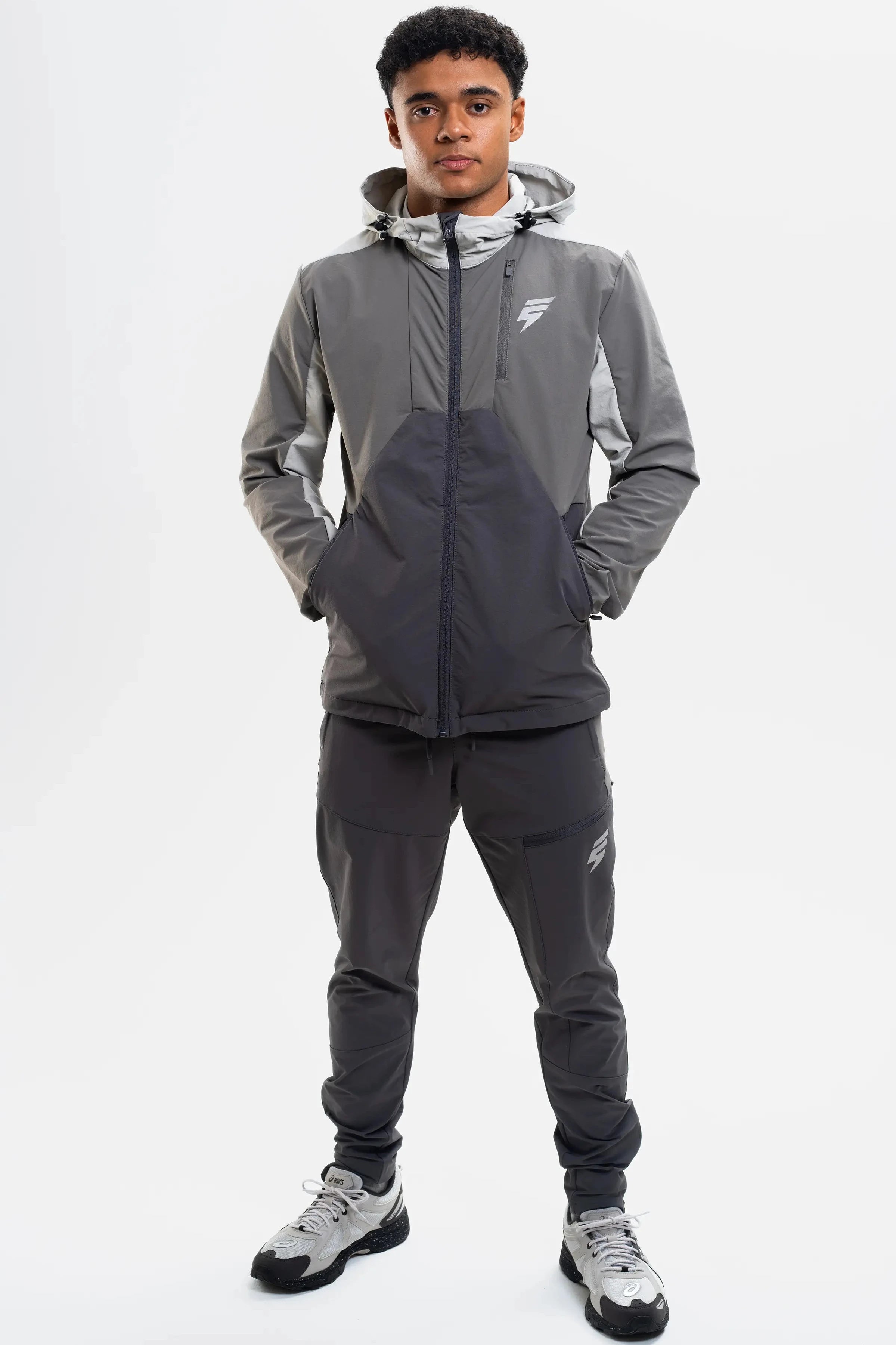 APEX TRACKSUIT - COAL/GREY/LIGHT GREY