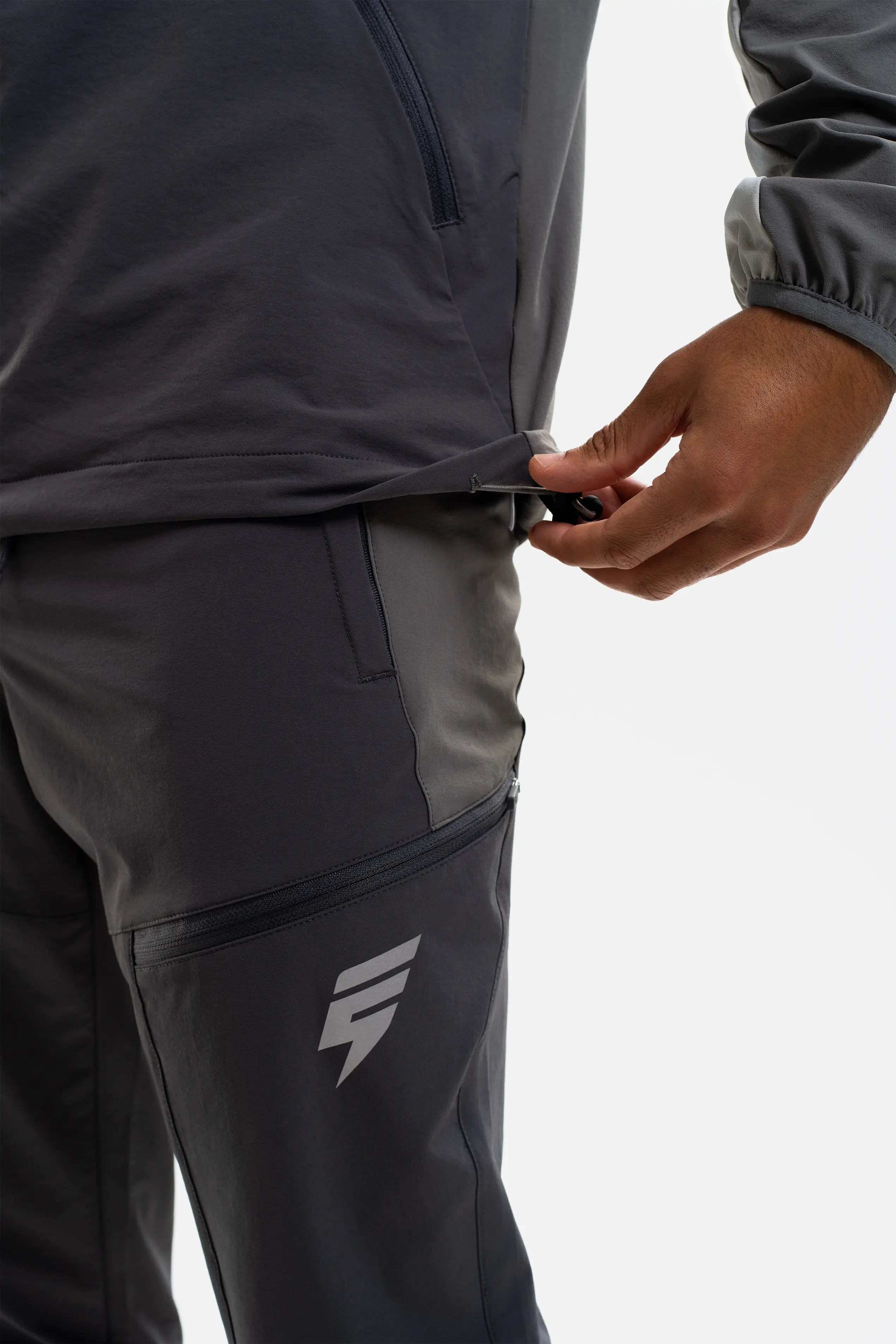 APEX TRACKSUIT - COAL/GREY/LIGHT GREY