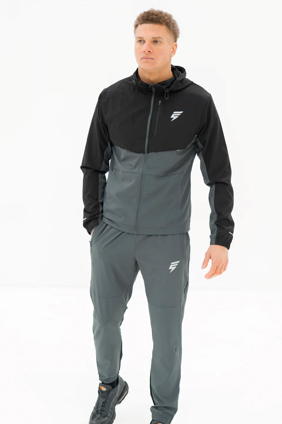 TRACK JACKET - COAL/BLACK