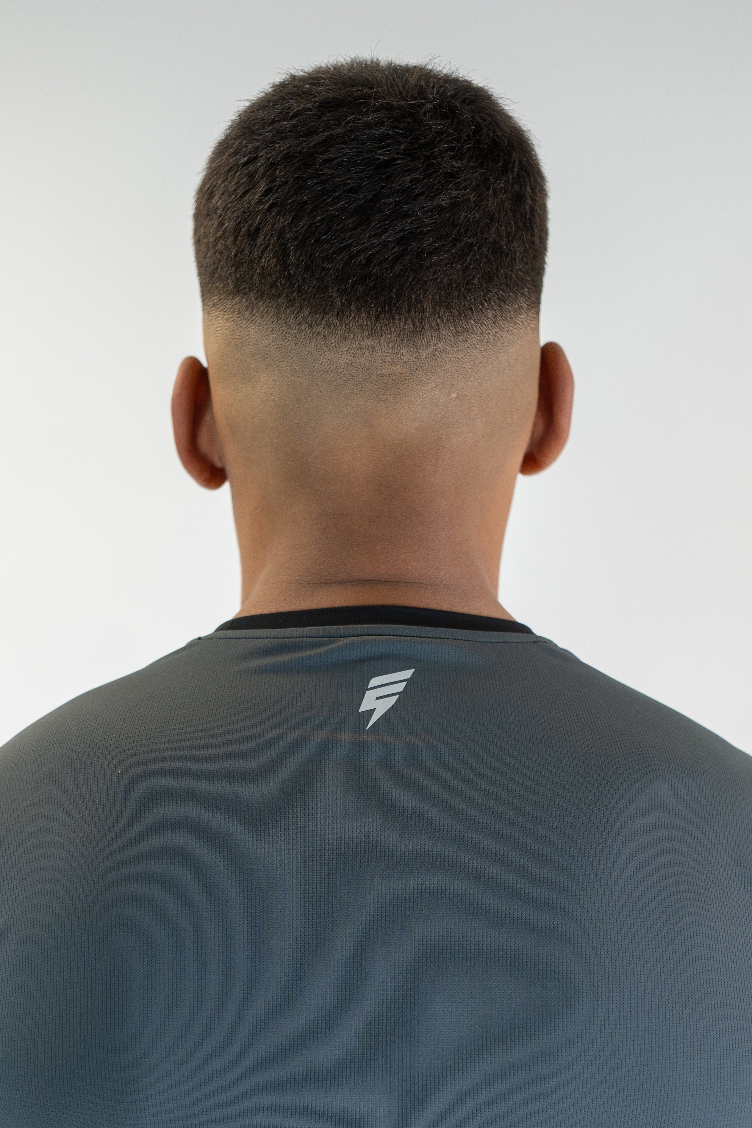 SPLIT TEE - BLACK/CHARCOAL